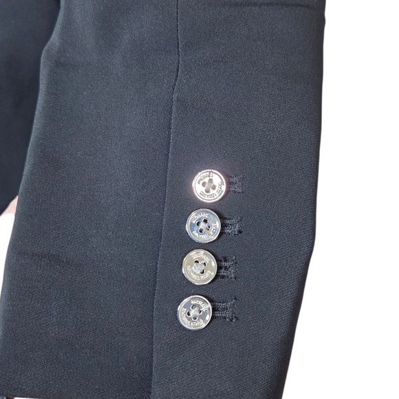 Micheal Kors Black Women's Blazer with Belt Size 8 - Picture 11 of 11